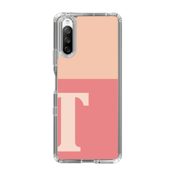 Slim Protection Case［ Original - initial two tone - T pink ］