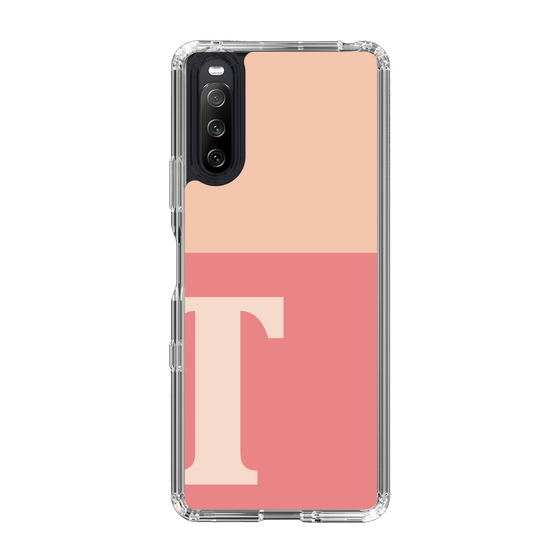 Slim Protection Case［ Original - initial two tone - T pink ］