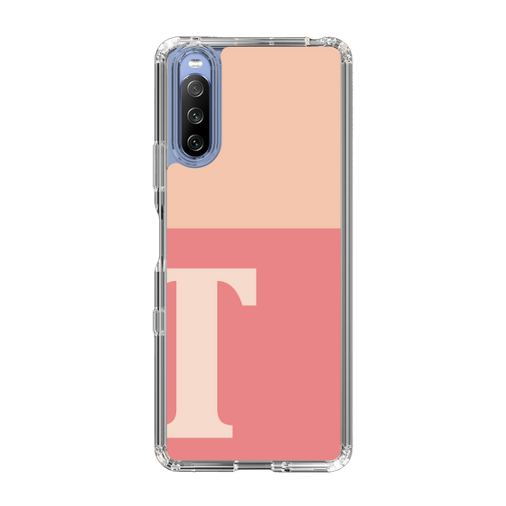 Slim Protection Case［ Original - initial two tone - T pink ］