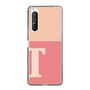 Slim Protection Case［ Original - initial two tone - T pink ］