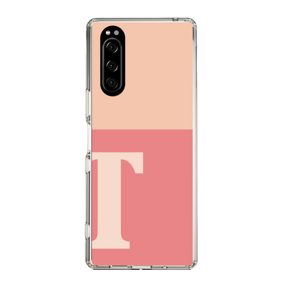 Slim Protection Case［ Original - initial two tone - T pink ］
