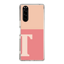 Slim Protection Case［ Original - initial two tone - T pink ］