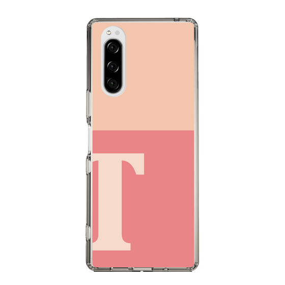 Slim Protection Case［ Original - initial two tone - T pink ］