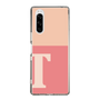Slim Protection Case［ Original - initial two tone - T pink ］