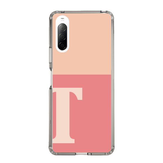 Slim Protection Case［ Original - initial two tone - T pink ］