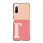 Slim Protection Case［ Original - initial two tone - T pink ］