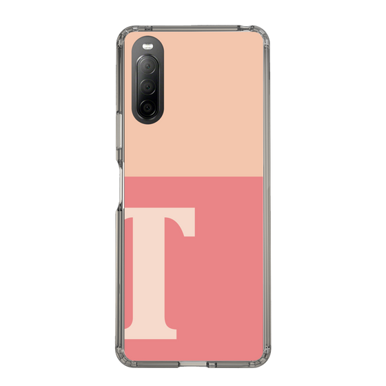 Slim Protection Case［ Original - initial two tone - T pink ］