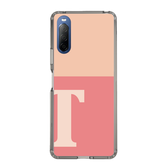 Slim Protection Case［ Original - initial two tone - T pink ］