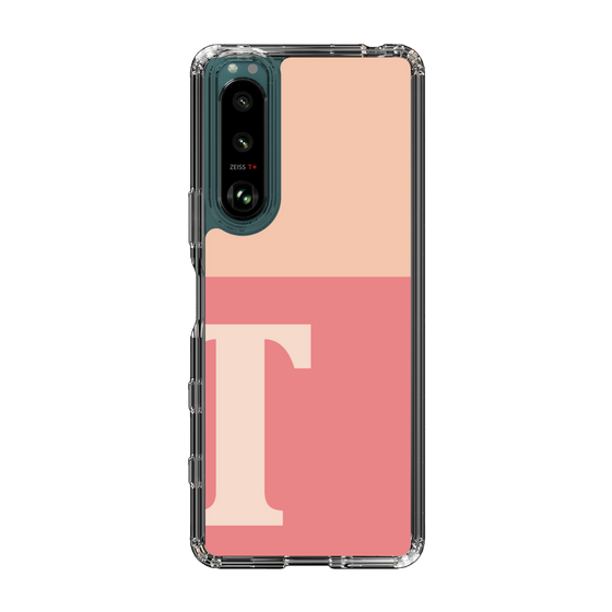 Slim Protection Case［ Original - initial two tone - T pink ］