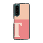 Slim Protection Case［ Original - initial two tone - T pink ］