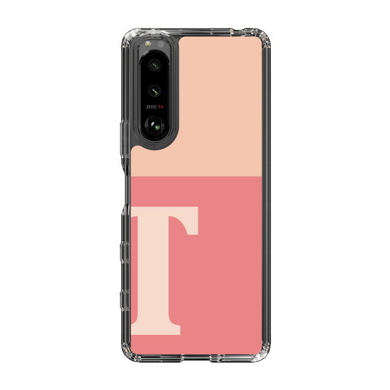 Slim Protection Case［ Original - initial two tone - T pink ］