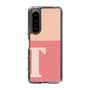 Slim Protection Case［ Original - initial two tone - T pink ］