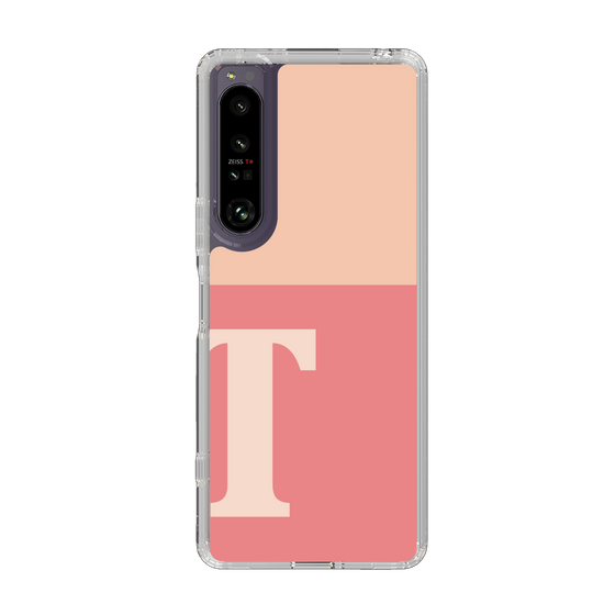 Slim Protection Case［ Original - initial two tone - T pink ］