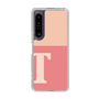 Slim Protection Case［ Original - initial two tone - T pink ］