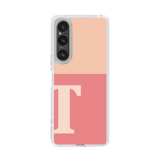 Slim Protection Case［ Original - initial two tone - T pink ］