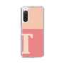 Slim Protection Case［ Original - initial two tone - T pink ］