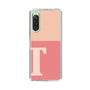 Slim Protection Case［ Original - initial two tone - T pink ］