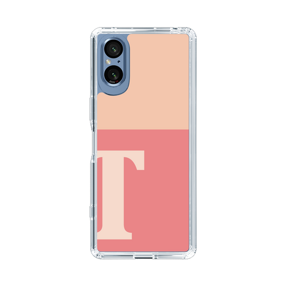 Slim Protection Case［ Original - initial two tone - T pink ］