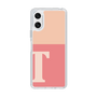 Slim Protection Case［ Original - initial two tone - T pink ］