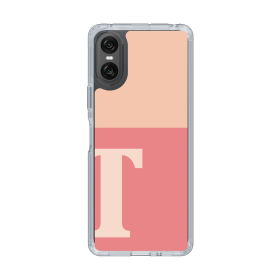 Slim Protection Case［ Original - initial two tone - T pink ］