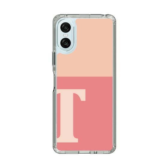 Slim Protection Case［ Original - initial two tone - T pink ］