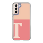 Slim Protection Case［ Original - initial two tone - T pink ］
