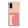 Slim Protection Case［ Original - initial two tone - T pink ］
