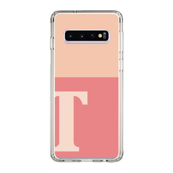 Slim Protection Case［ Original - initial two tone - T pink ］