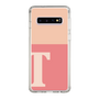 Slim Protection Case［ Original - initial two tone - T pink ］