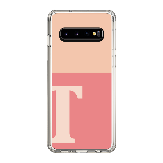 Slim Protection Case［ Original - initial two tone - T pink ］