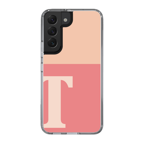 Slim Protection Case［ Original - initial two tone - T pink ］