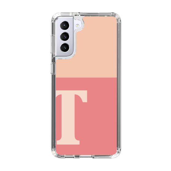 Slim Protection Case［ Original - initial two tone - T pink ］