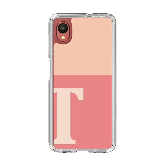 Slim Protection Case［ Original - initial two tone - T pink ］