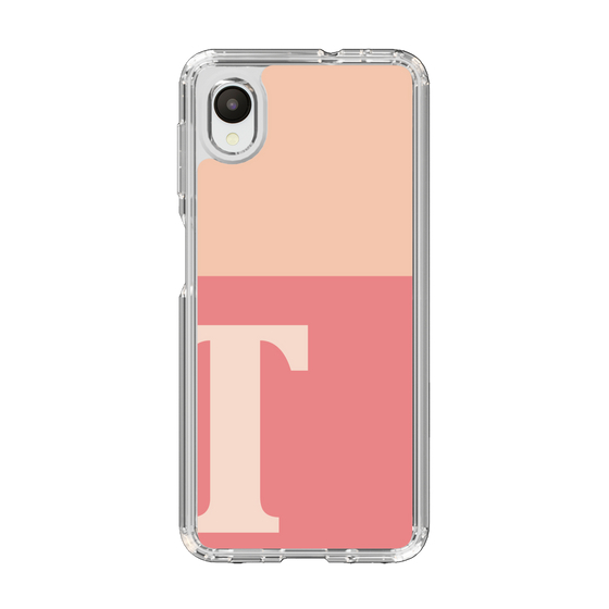 Slim Protection Case［ Original - initial two tone - T pink ］