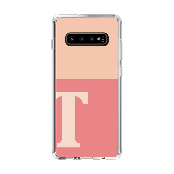 Slim Protection Case［ Original - initial two tone - T pink ］