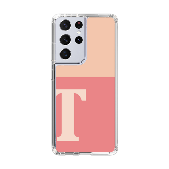 Slim Protection Case［ Original - initial two tone - T pink ］