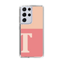 Slim Protection Case［ Original - initial two tone - T pink ］