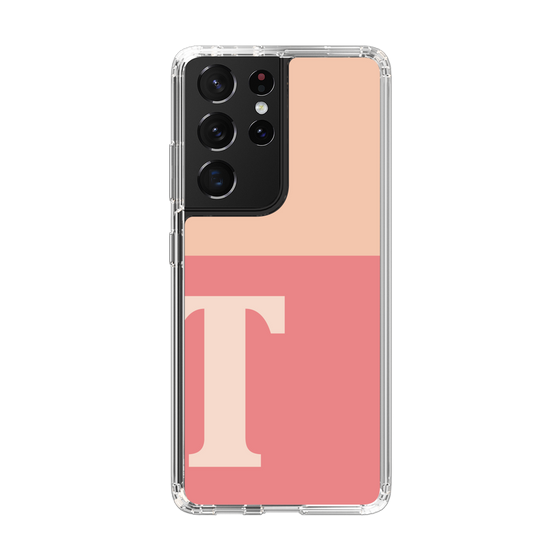 Slim Protection Case［ Original - initial two tone - T pink ］