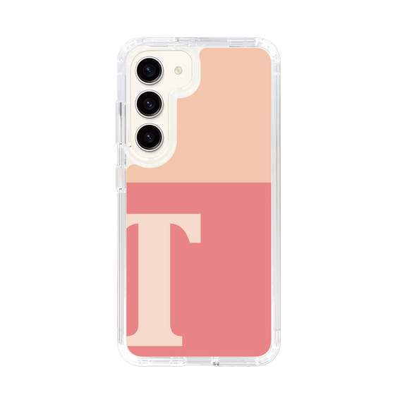 Slim Protection Case［ Original - initial two tone - T pink ］