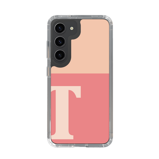 Slim Protection Case［ Original - initial two tone - T pink ］