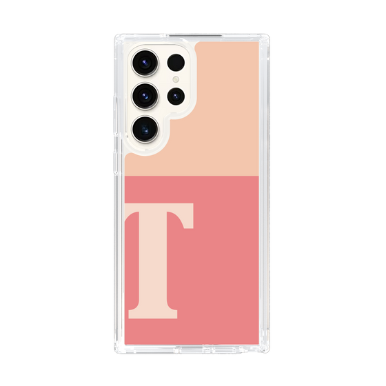 Slim Protection Case［ Original - initial two tone - T pink ］