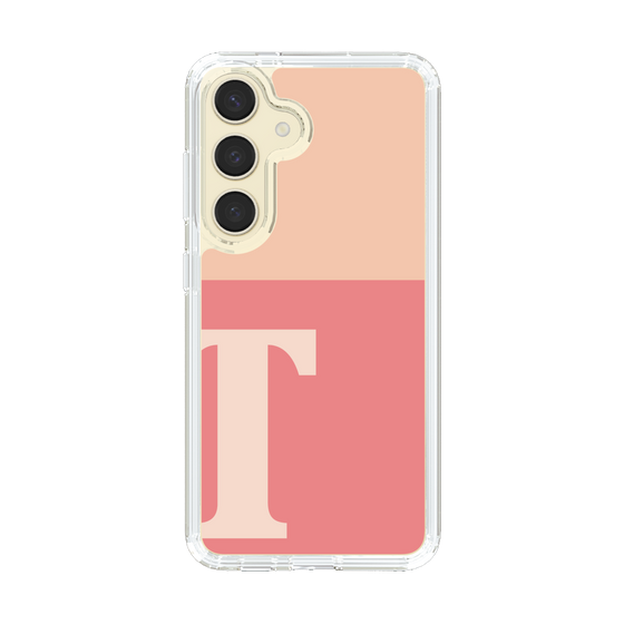 Slim Protection Case［ Original - initial two tone - T pink ］