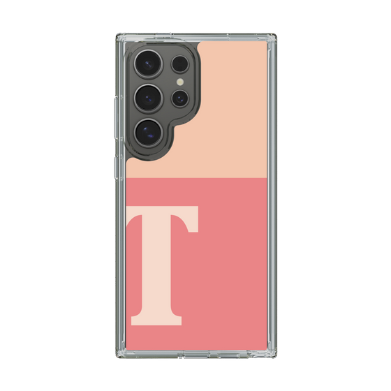 Slim Protection Case［ Original - initial two tone - T pink ］