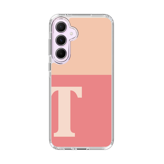 Slim Protection Case［ オリジナル - initial two tone - T pink ］