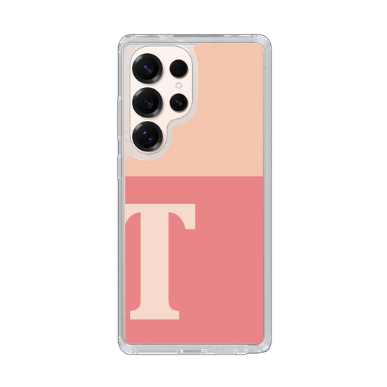 Slim Protection Case［ Original - initial two tone - T pink ］