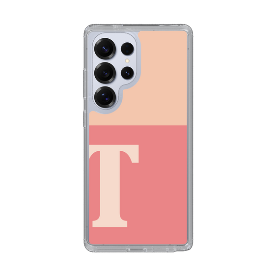 Slim Protection Case［ Original - initial two tone - T pink ］