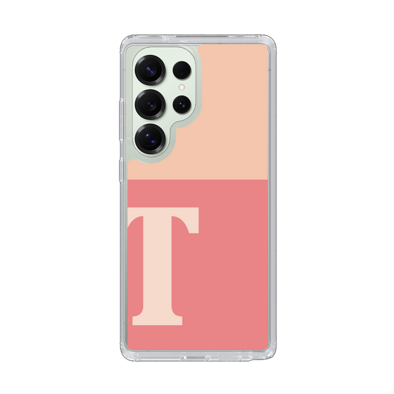 Slim Protection Case［ Original - initial two tone - T pink ］