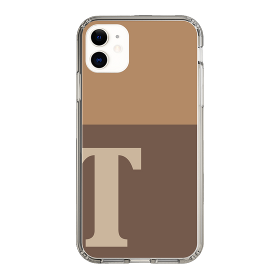 Slim Protection Case［ Original - initial two tone - T brown ］
