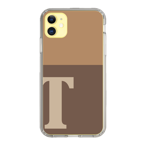 Slim Protection Case［ Original - initial two tone - T brown ］