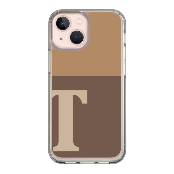 Slim Protection Case［ Original - initial two tone - T brown ］